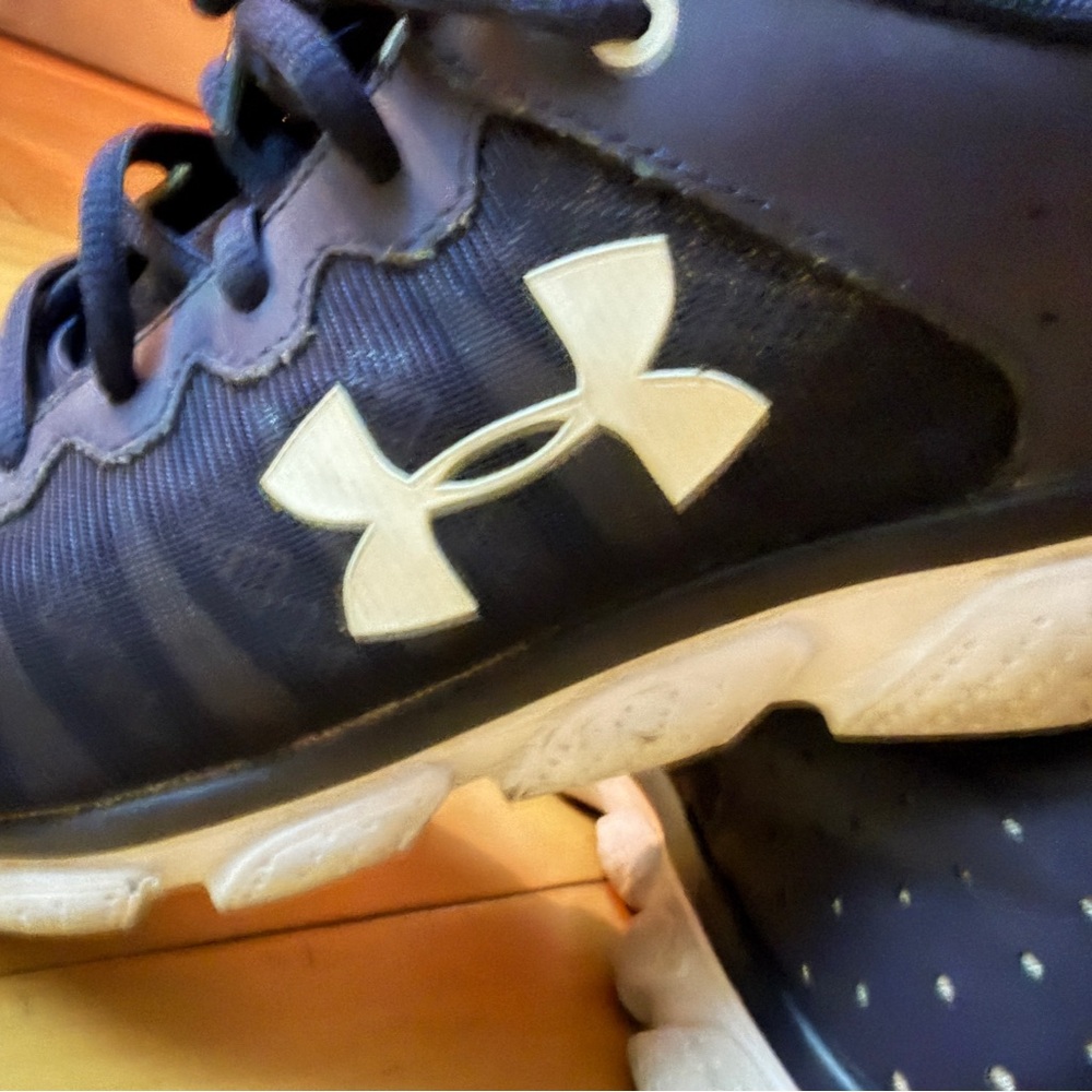 Under Armour Navy Blue Athletic Sneakers - Picture 3 of 7